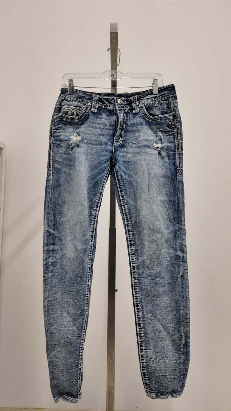 Rock Revival Distressed Alternative Skinny Jeans - Size 31